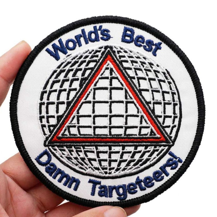 Emblem 'World's Best D@mn Targeteers!' Embroidered Patch