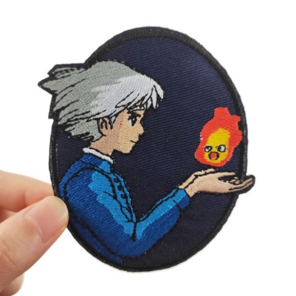 Howl's Moving Castle 'Sophie Hatter And Calcifer' Embroidered Velcro Patch