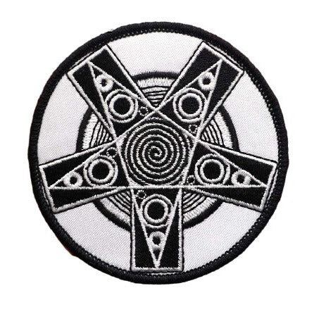 Pentagram Symbol 'Spiral' Embroidered Patch