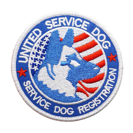 Emblem 'United Service Dog' Embroidered Patch