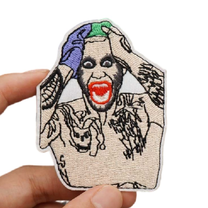 Suicide Squad 'Joker | Shouting' Embroidered Patch