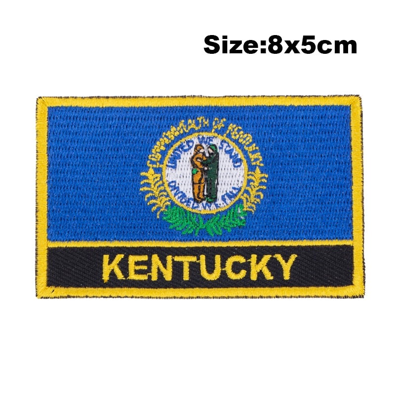 Kentucky Flag Embroidered Patch