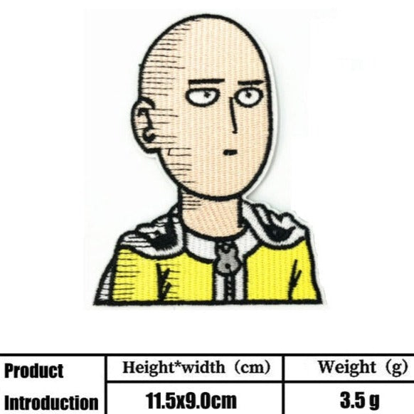 One-Punch Man 'Saitama | Caped Baldy' Embroidered Patch