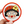 Load image into Gallery viewer, Chibi Maruko-chan &#39;Momoko Sakura | Surprised | Round&#39; Embroidered Velcro Patch
