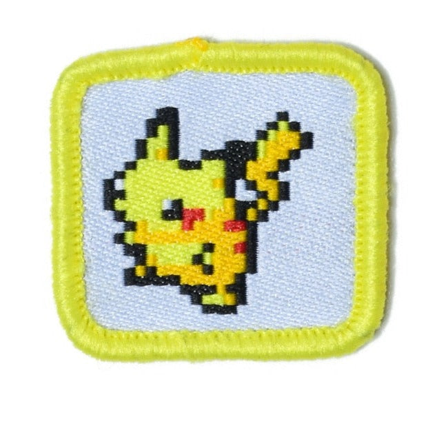 Pokemon 'Chibi Pikachu | Pixel' Embroidered Patch