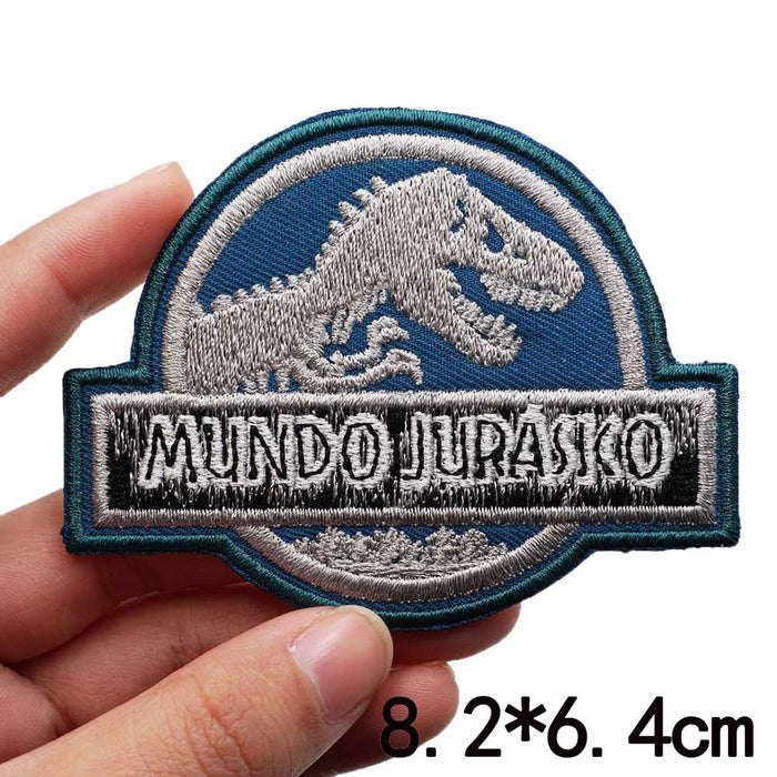 Jurassic World 'Mundo Jurasico | Logo' Embroidered Patch
