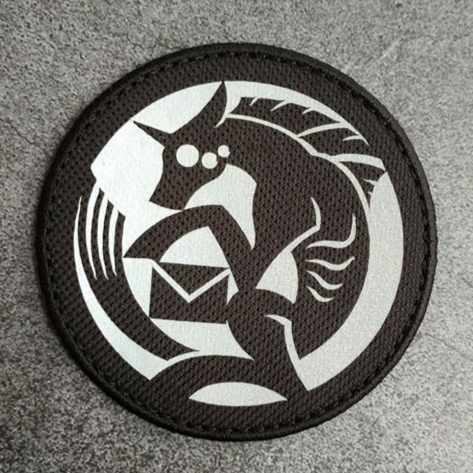 SCP Logo 'Pony Express | Reflective | 1.0' Embroidered Velcro Patch
