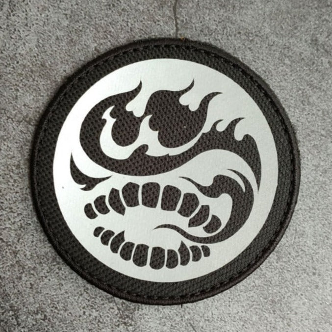SCP Logo 'Fire Eaters | Reflective | 1.0' Embroidered Velcro Patch
