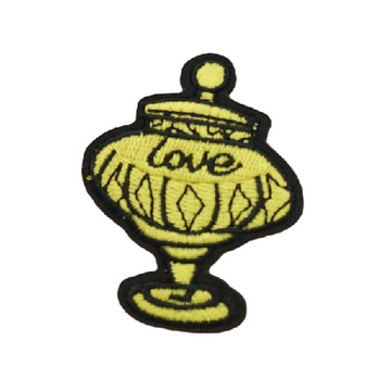 Cute 'Love | Potion Bottle' Embroidered Patch