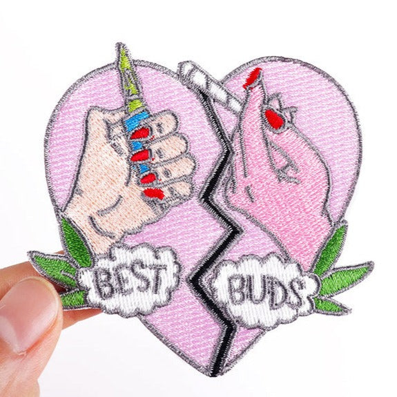 Broken Heart 'Best Buds | 2.0' Embroidered Patch