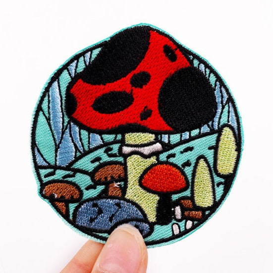 Forest Mushroom '2.0' Embroidered Patch