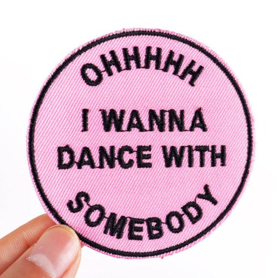 Music 'I Wanna Dance With Somebody | 2.0' Embroidered Patch