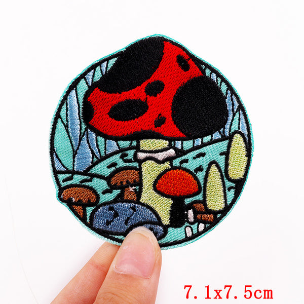 Forest Mushroom '2.0' Embroidered Patch