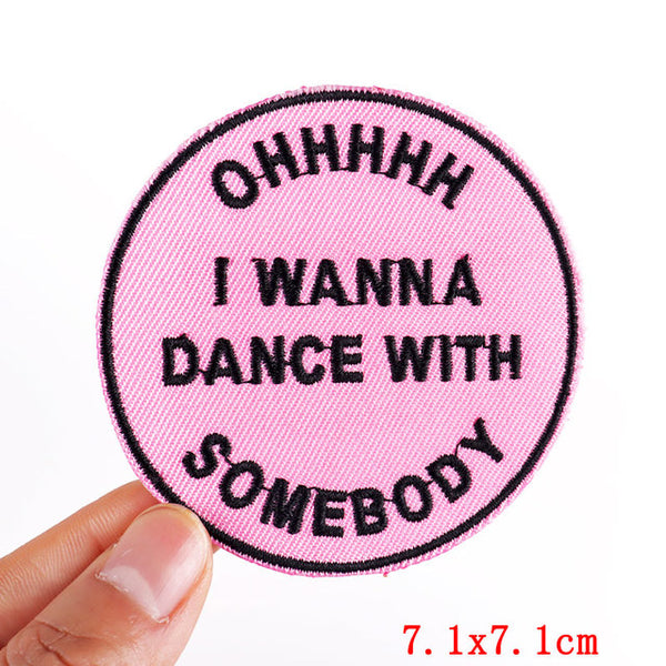 Music 'I Wanna Dance With Somebody | 2.0' Embroidered Patch