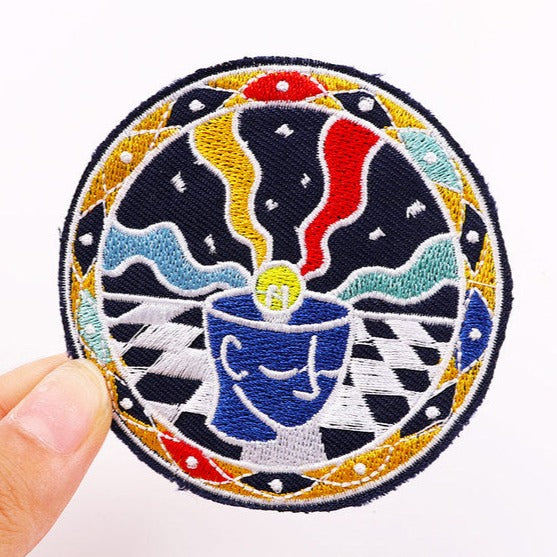 Abstract Art 'Ideas' Embroidered Patch