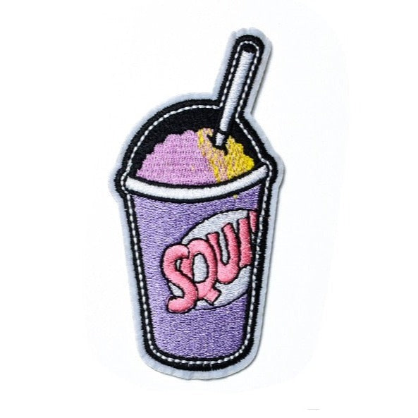 The Simpsons 'Squishee Frozen Drink' Embroidered Patch