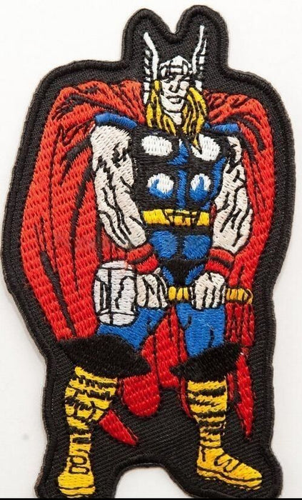 Thor 4" 'God of Thunder' Embroidered Patch Set