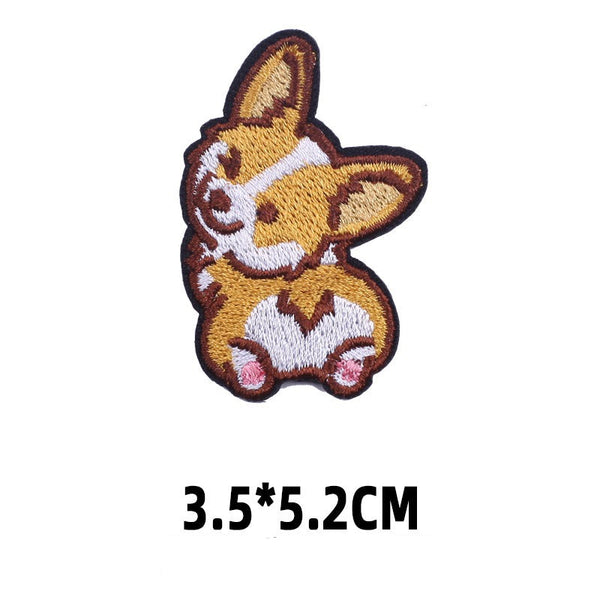 Dog 'Corgi | Winking 2.0' Embroidered Patch