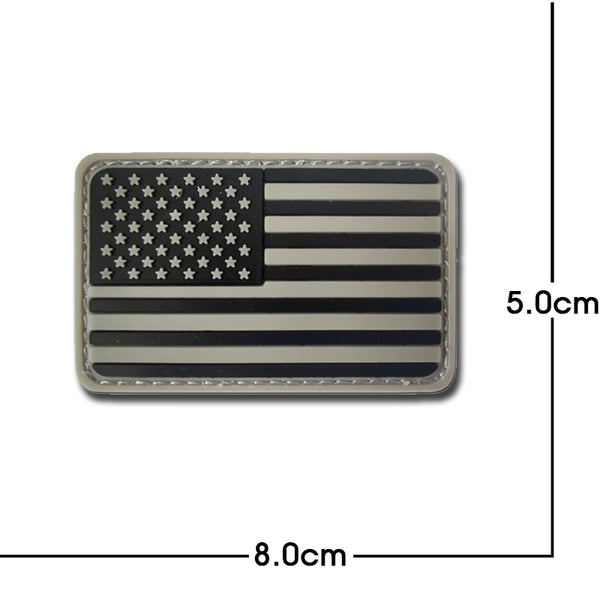 American Flag '4.0' PVC Rubber Velcro Patch