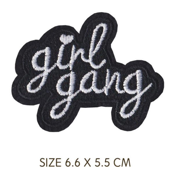 Cool 'Girl Gang | 2.0' Embroidered Patch