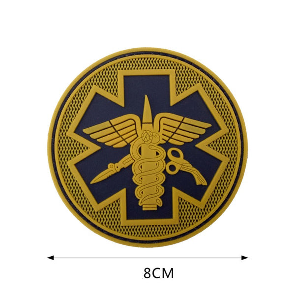 Medical 'Paramedic Logo | 3.0' PVC Rubber Velcro Patch