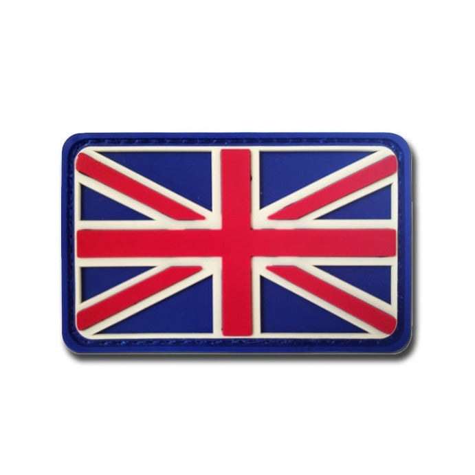 Great Britain Flag '1.0' PVC Rubber Velcro Patch — Little Patch Co