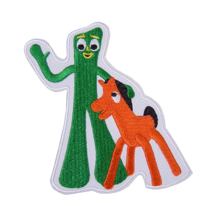 Gumby Adventures 4" 'Gumby And Pokey' Embroidered Patch Set
