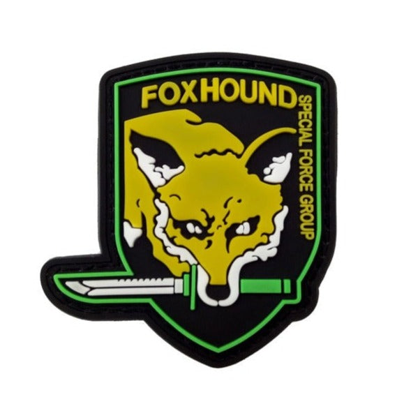 Metal Gear 'Foxhound | Special Force Group | 1.0' PVC Rubber Velcro Patch