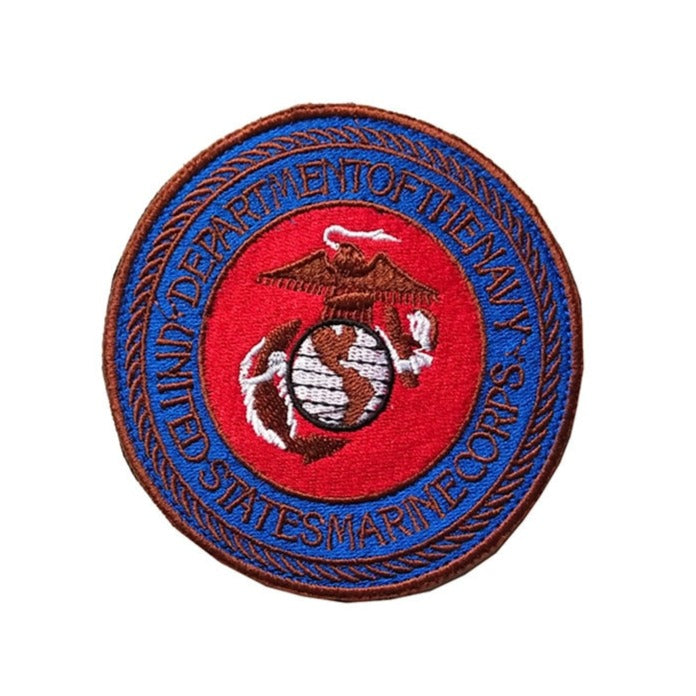 Department Of The Navy 'U.S Marine Corps Logo' Embroidered Velcro Patch