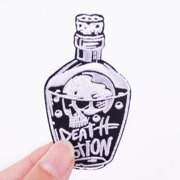 Skull 'Death Potion | Bottle' Embroidered Patch