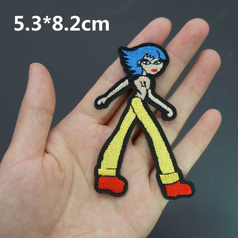 Cute 'Long Legged Girl | Walking' Embroidered Patch