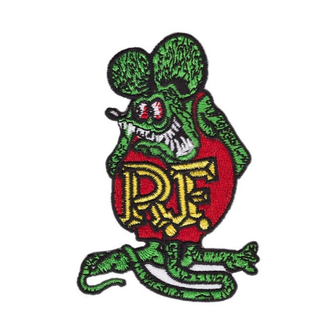 Rat Fink 'R.F. Logo' Embroidered Patch