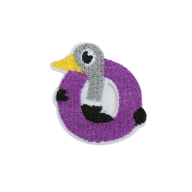 Cute Animal 'Letter O | Ostrich' Embroidered Patch