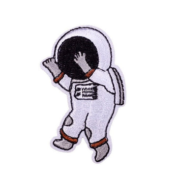 Astronaut 'Floating' Embroidered Patch