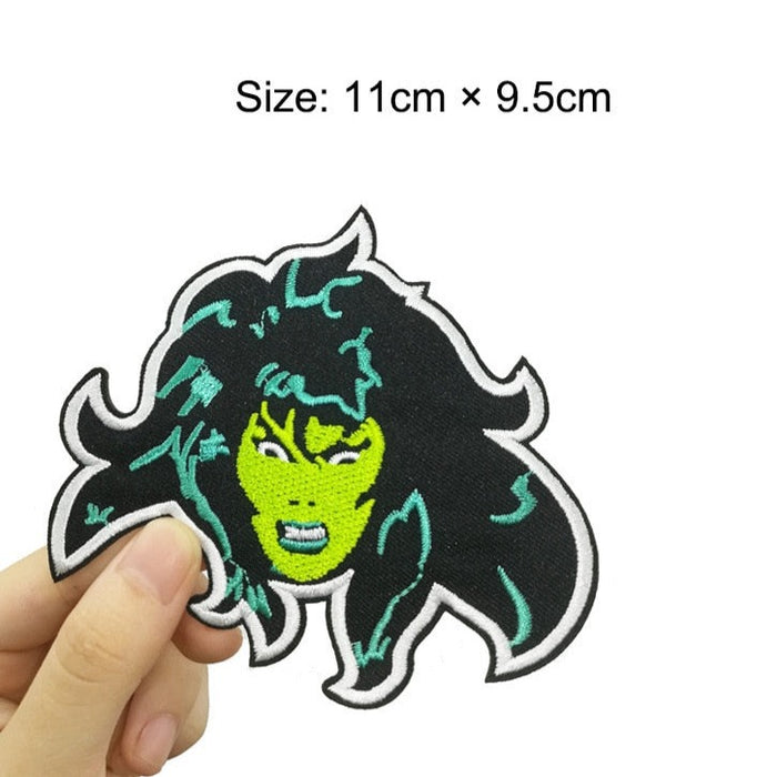 The Incredible Hulk 'She-Hulk | Face' Embroidered Patch