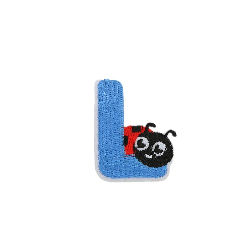 Cute Animal 'Letter L | Ladybug' Embroidered Patch