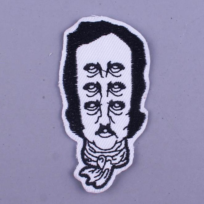 Cool 'Man Face | Six Eyes' Embroidered Patch