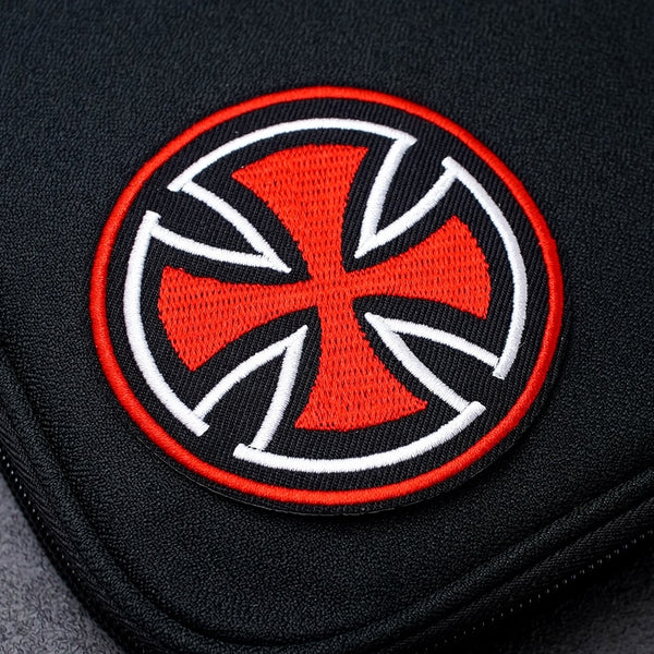 Cross 'Red And White' Embroidered Patch