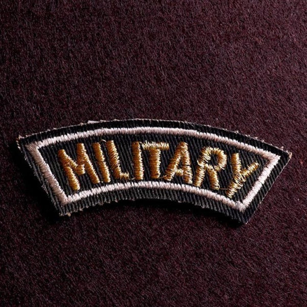 Military Tactical 'Military Letters' Embroidered Patch