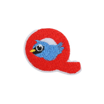 Cute Animal 'Letter Q | Quail' Embroidered Patch