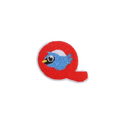 Cute Animal 'Letter Q | Quail' Embroidered Patch