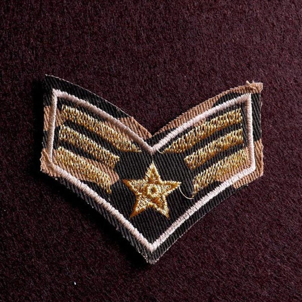 Military Tactical 'Military Rank Insignia' Embroidered Patch