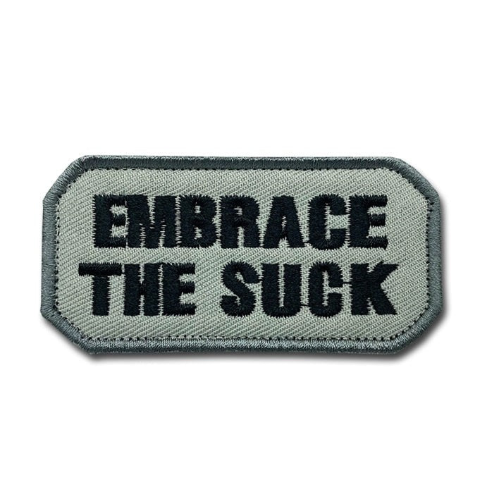 Cool 'Embrace The Suck | 2.0' Embroidered Velcro Patch