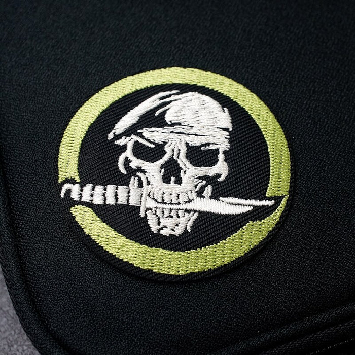 Pirate Skull 'Knife In Mouth' Embroidered Patch