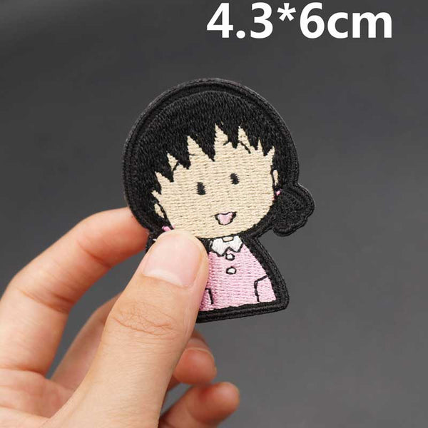 Chibi Maruko-chan 'Sakiko Sakura' Embroidered Patch