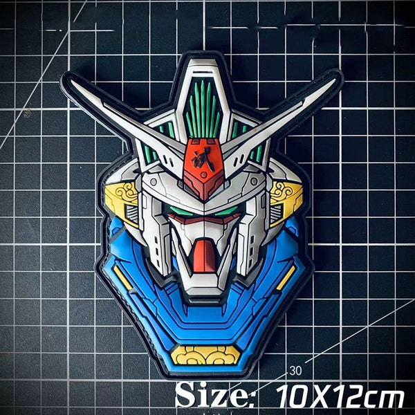 Mobile Suit Gundam 'Physalis Head | Luminous' PVC Rubber Velcro Patch