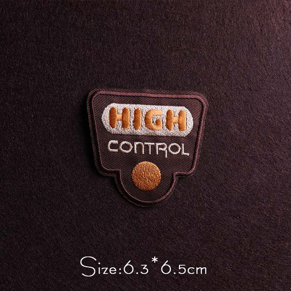 Military Tactical 'High Control | Button | 1.0' Embroidered Patch