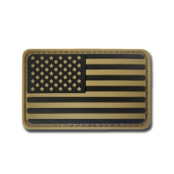 American Flag '3.0' PVC Rubber Velcro Patch