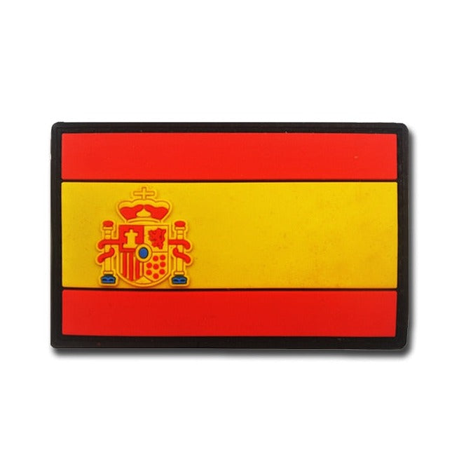 Spain Flag '1.0' PVC Rubber Velcro Patch