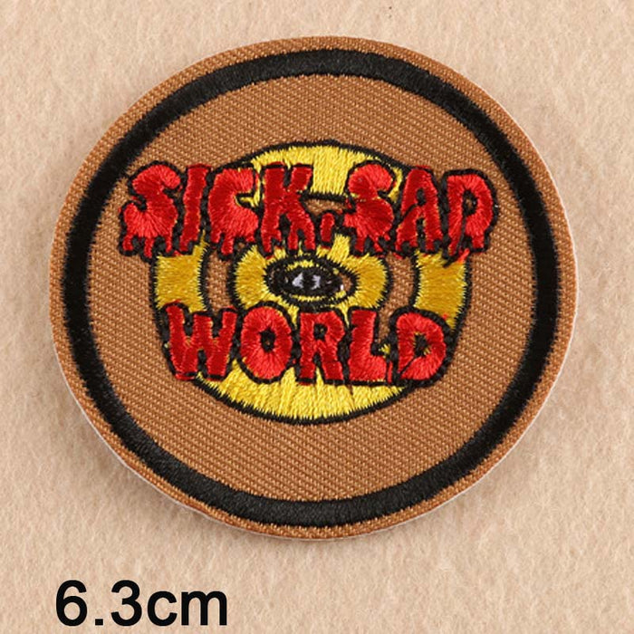 Daria 'Sick, Sad World | Logo' Embroidered Patch